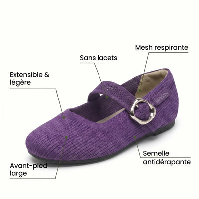 Lunéa™ - Ballerines à confort orthopédique pour femme