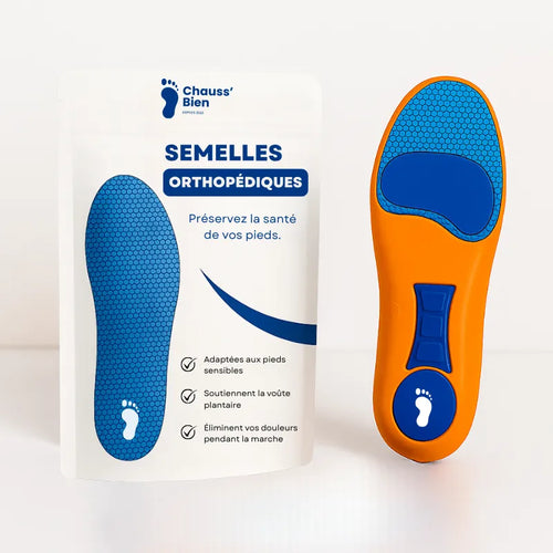 Paire de semelles orthopédiques