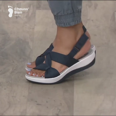 Nubéa™ - Sandales en tissu à confort orthopédique