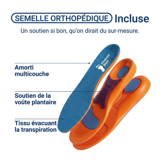 ErgoSport+™ - Baskets à confort orthopédique pour femme