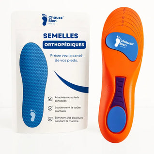 Paire de semelles orthopédiques