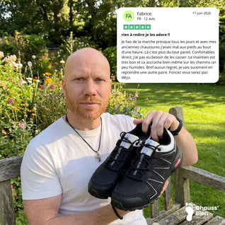 TrailStep™ - Chaussures de randonnée à confort orthopédique pour homme