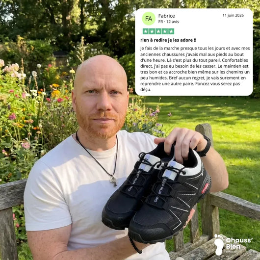 TrailStep™ - Chaussures de randonnée à confort orthopédique pour homme