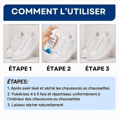 Spray désodorisant pour chaussures 100ml
