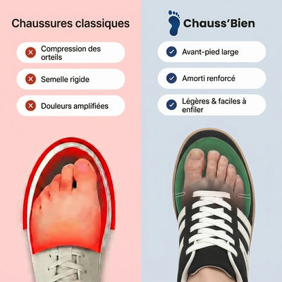 Vejoria™ - Baskets de ville à confort orthopédique