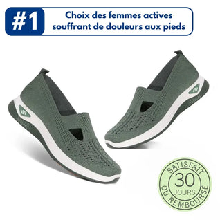 ErgoStepia™ - Baskets à confort orthopédique pour femme